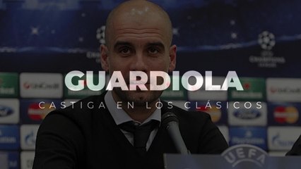 La estadística de Guardiola en los Clásicos contra Madrid y United