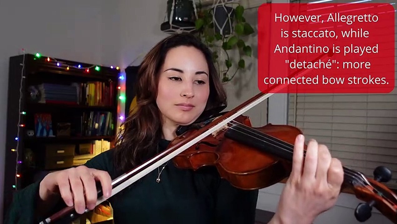 Andantino for violin