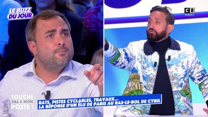 Rats, pistes cyclables, travaux : Cyril Hanouna se paye un élu de la Mairie de Paris !
