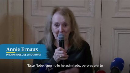 Annie Ernaux gana el Premio Nobel de Literatura