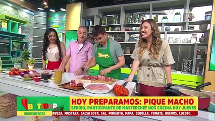 Sergio de MasterChef se reivindica haciendo un pique macho nuevamente