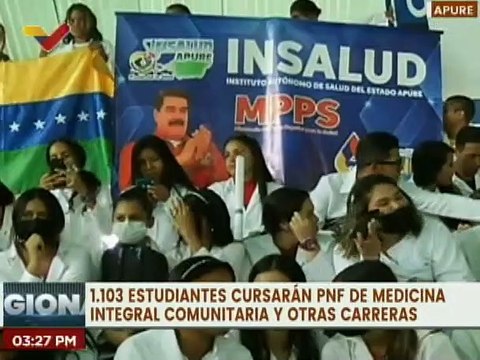 Apure | Más 1.100 estudiantes conforman la matrícula de la UCS Hugo Chávez Frías