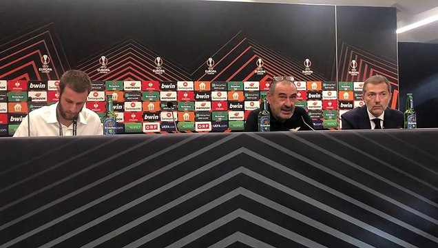 Sturm Graz - Lazio, conferenza stampa Sarri