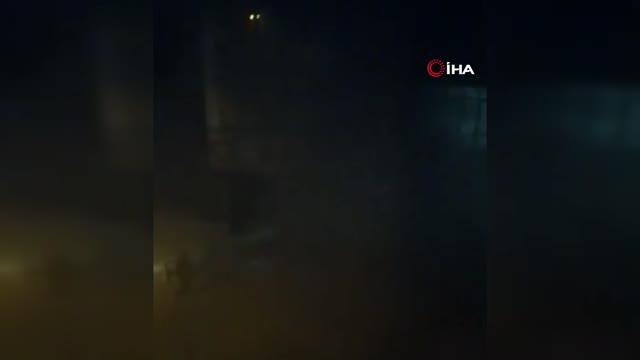 Son dakika haberleri! Ankara'da döşeme atölyesinde patlama anı kamerada: 4 itfaiye eri ve 1 işçi yaralı