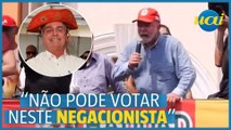 Lula pede que nordestinos não votem em Bolsonaro