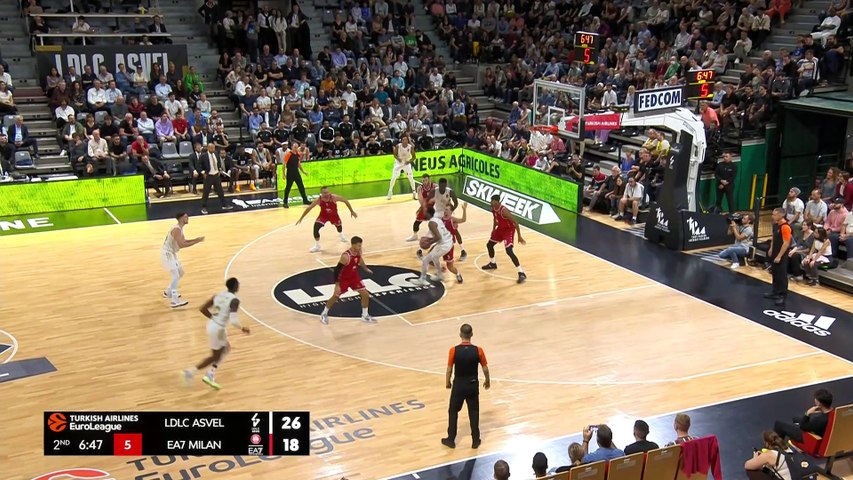 LDLC ASVEL Villeurbanne - EA7 Emporio Armani Milan | Round 1 | Highlights