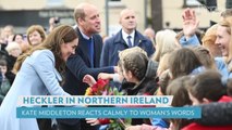 See How Kate Middleton Reacted to a Heckler During a Walkabout in Northern Ireland