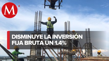 Inversión fija bruta tropieza en julio, cae 1.4% mensual
