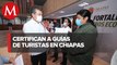 Entregan credenciales de guías turísticos certificados en Chiapas