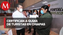 Entregan credenciales de guías turísticos certificados en Chiapas