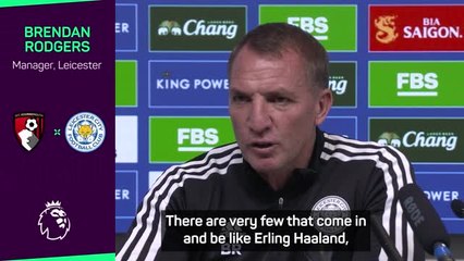 Very few adapt like 'generational talent' Haaland - Rodgers