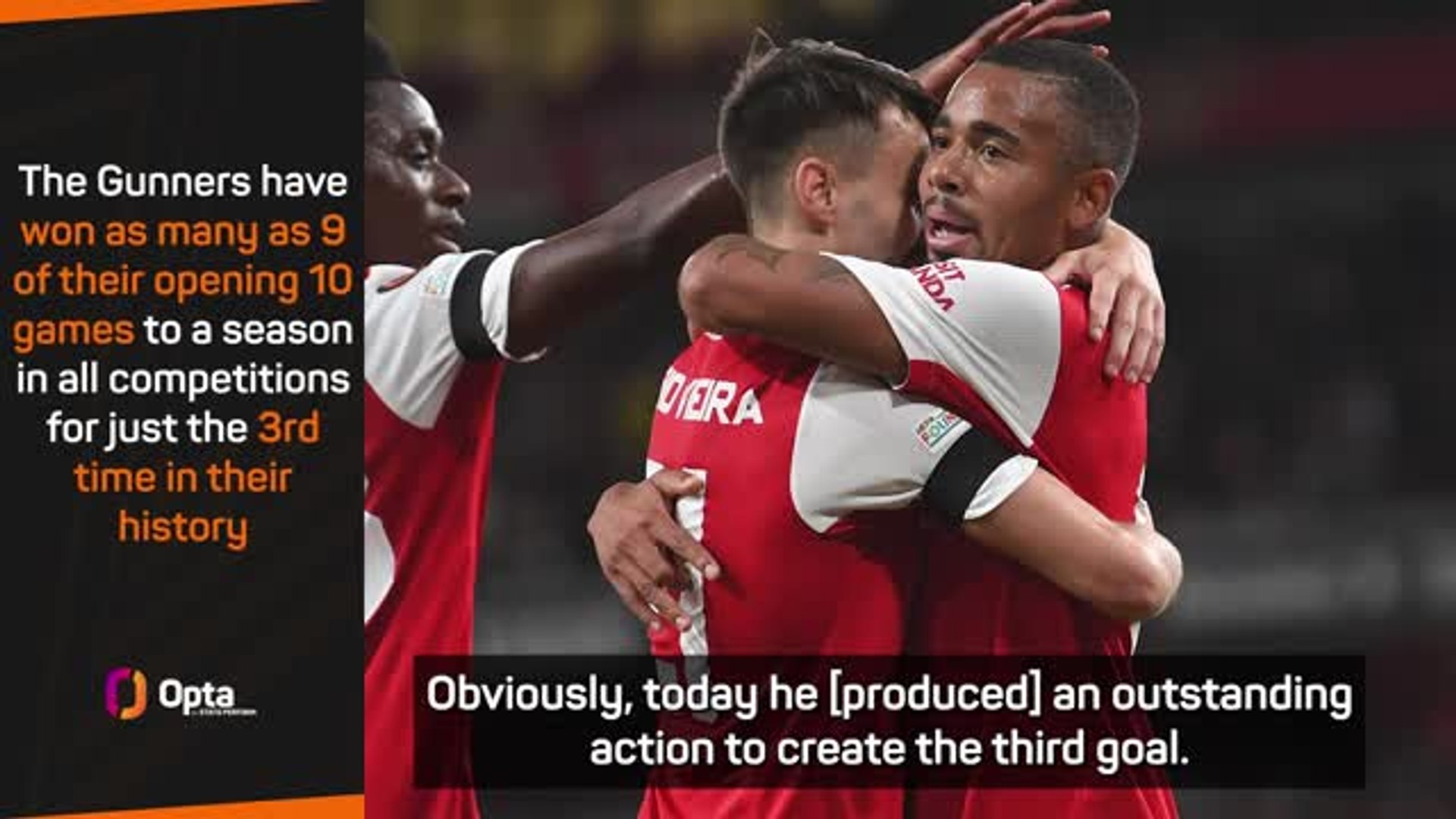 Arteta in love with all-action Jesus' mentality