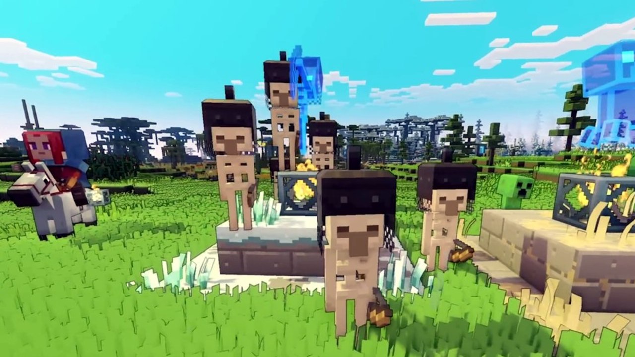 Minecraft Legends: So sollen Kreaturen wie Creeper & Co. in ein Strategiespiel passen