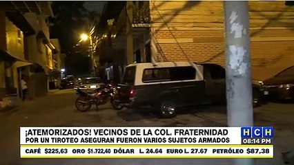 Vecinos de la colonia Fraternidad atemorizados por fuerte tiroteo que ejecutaron malvivientes en la zona