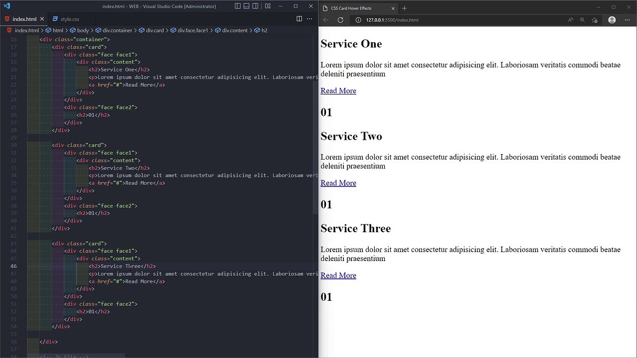 CSS Card Hover Effects | CSS Hover Effects