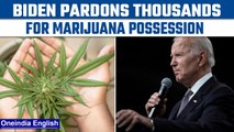 US President Joe Biden calls for reform in Marijuana laws,says possession not a crime| Oneindia News