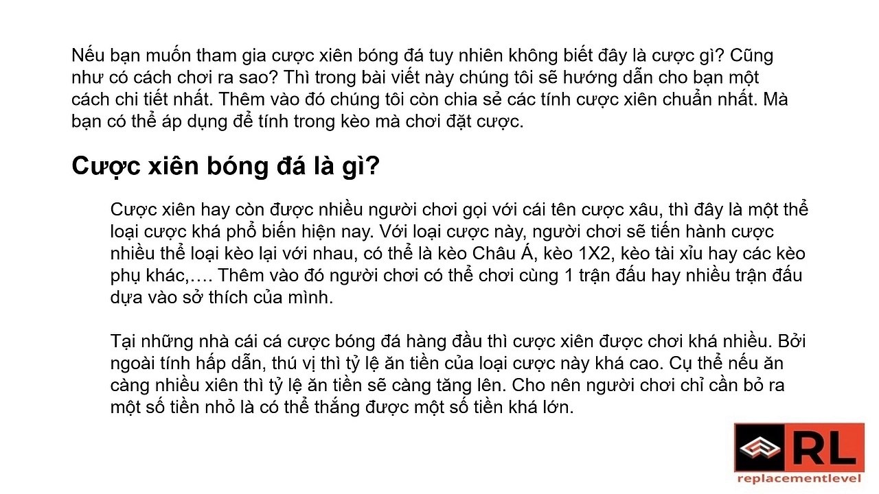 Cược xiên bóng đá là gì? Cách tính xiên bóng đá như thế nào
