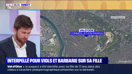 下载视频: Dans le Val-d'Oise, un homme de 44 ans a été interpellé, soupçonné de viols avec actes de torture sur sa fille