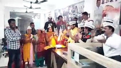 Ramesh Matiala - On the 9th Foundation Day of Aam Aadmi Party, best wishes to all the agitators, revolutionaries, workers at the office of their ward.