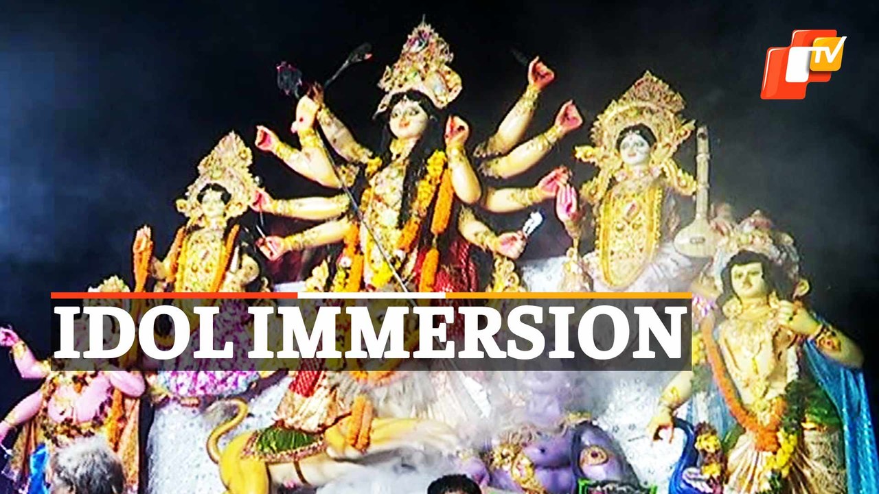 Durga Puja | Immersion Procession In Bhubaneswar