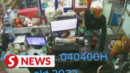 Five men nabbed for alleged robbery at convenience shop in Kuching