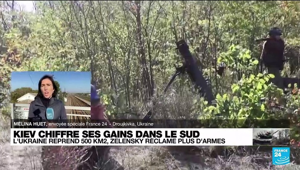 L'Ukraine chiffre ses gains dans le Sud et redonne le moral à ses soldats