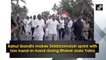 Rahul Gandhi makes Siddaramaiah sprint with him hand-in-hand during Bharat Jodo Yatra