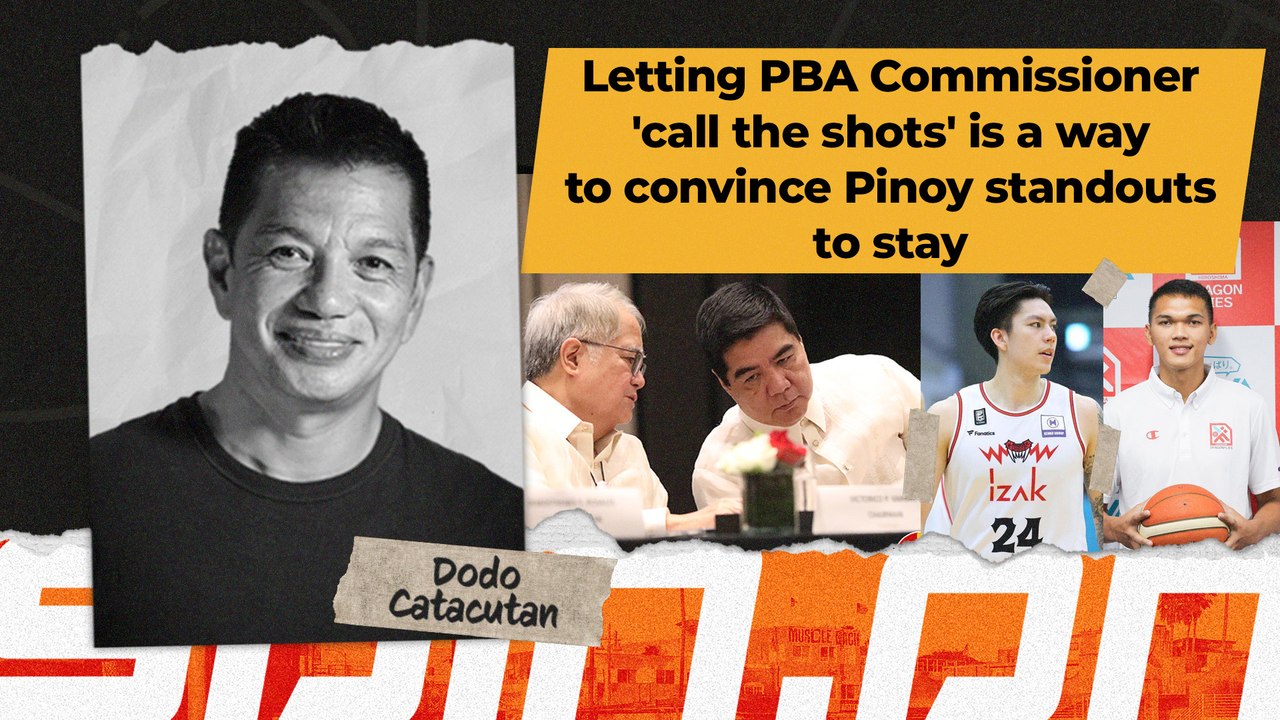 Letting PBA commissioner 'call the shots' is a way to convince Pinoy standouts to stay