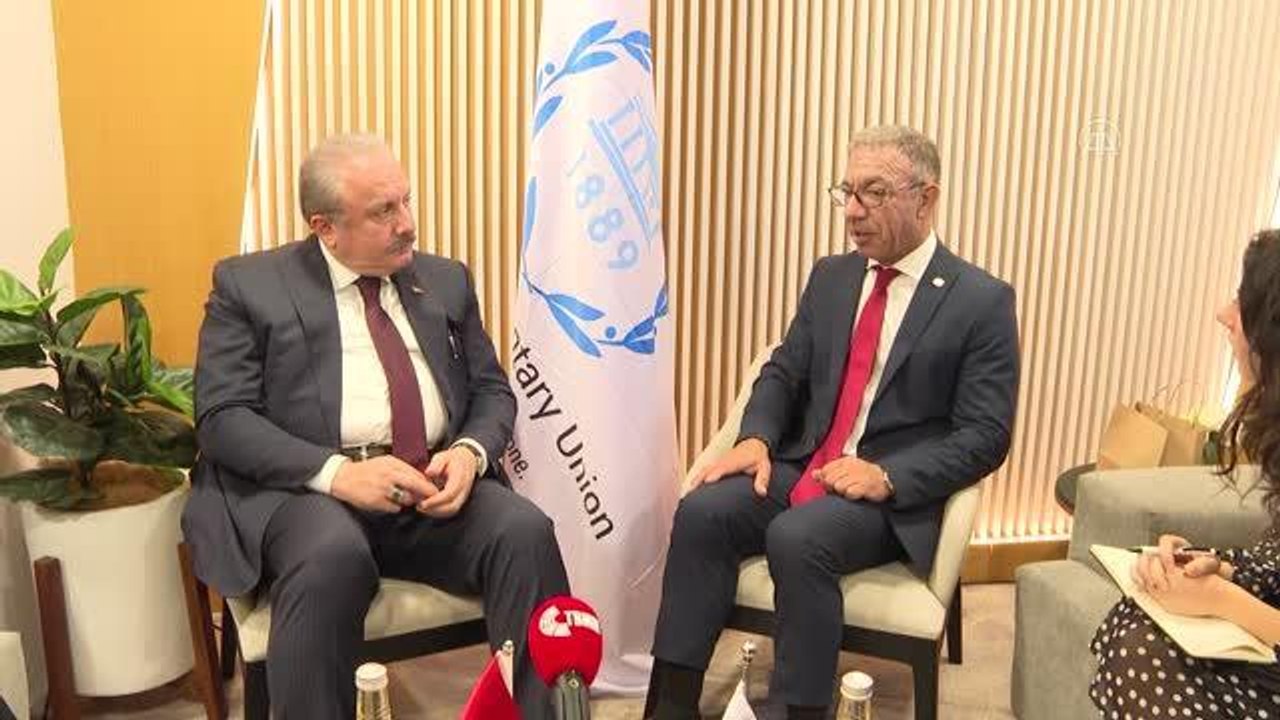 TBMM Başkanı Şentop, Parlamentolar Arası Birlik Başkanı Pacheco ile görüştü