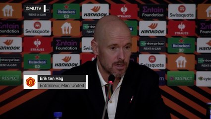 Ten Hag : "Vous ne pouvez pas comparer ce match avec celui de dimanche"