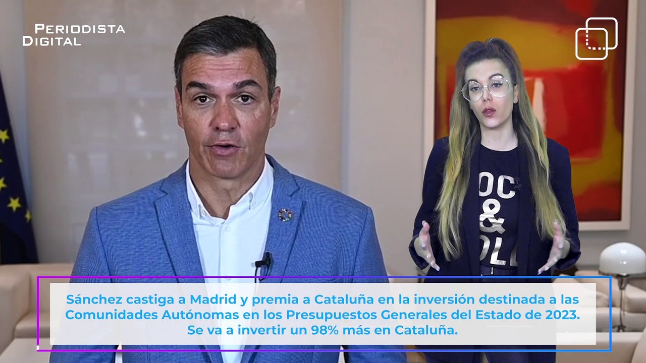 Sánchez recompensa a sus socios: invierte un 98% más en Cataluña y aumenta el presupuesto en País Vasco