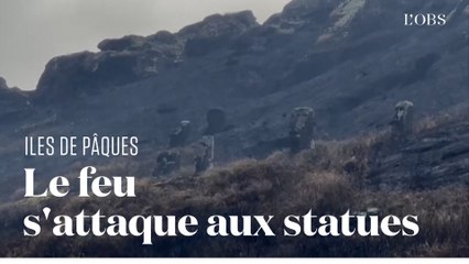 Les célèbres statues de l'Ile de Pâques endommagées par un incendie