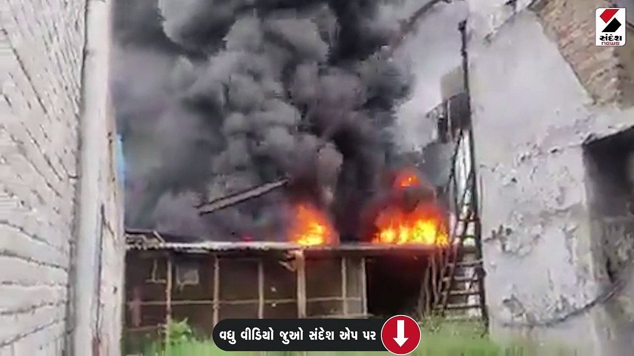 VIDEO: નોઈડાના સેક્ટર-3 ફેક્ટરીમાં ભીષણ આગ, 3 ફ...