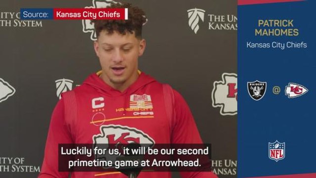 Mahomes expecting 'dogfight' against the Raiders