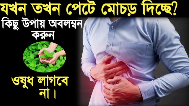 যখন তখন পেটে মোচড় দিচ্ছে - পেটের প্রবলেম - পেট কামড়ানো ঘরোয়া চিকিৎসা - পেট কামড়ানোর কারণ