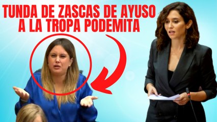Ayuso (PP) mete una tunda de zascas a la tropa podemita: "¡Los privilegiados son ustedes!"