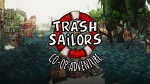 Trash Sailors - Launch Trailer (PS4, Switch)   Co-Op Trash Raft Simulator