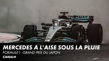 Les Mercedes à l'aise sur piste humide - F1 Grand prix du Japon
