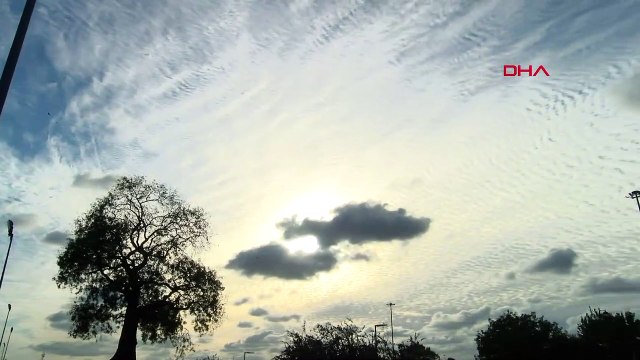 'Cirrocumulus' bulutları görsel şölen oluşturdu