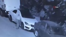 Bahçelievler'de otomobil hırsızları kamerada