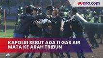 Kapolri Sebut Ada 11 Tembakan Gas Air Mata: 7 Kali Tembakan ke Tribun Selatan Stadion Kanjuruhan