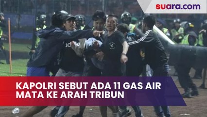 下载视频: Kapolri Sebut Ada 11 Tembakan Gas Air Mata: 7 Kali Tembakan ke Tribun Selatan Stadion Kanjuruhan