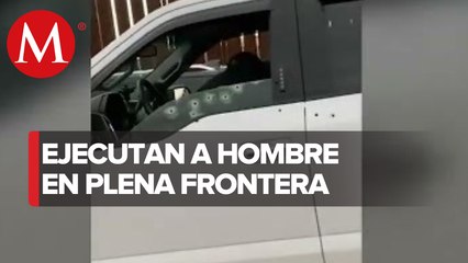 En Sonora, asesinan a hombre dentro de su auto mientras hacía fila para cruzar a EU