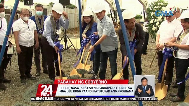 Groundbreaking ceremony para sa Bagong Sibol Housing Project sa Marikina, isinagawa ngayong araw | 24 Oras