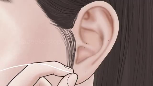 Cleaning ear |ear wax removal | asmr animation