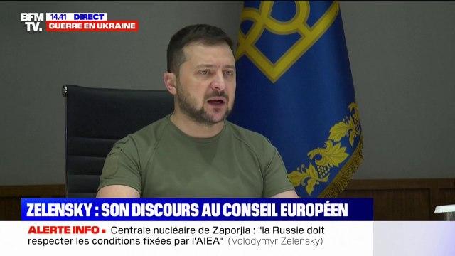 Volodymyr Zelensky: Nous devons continuer à mettre la pression sur la Russie