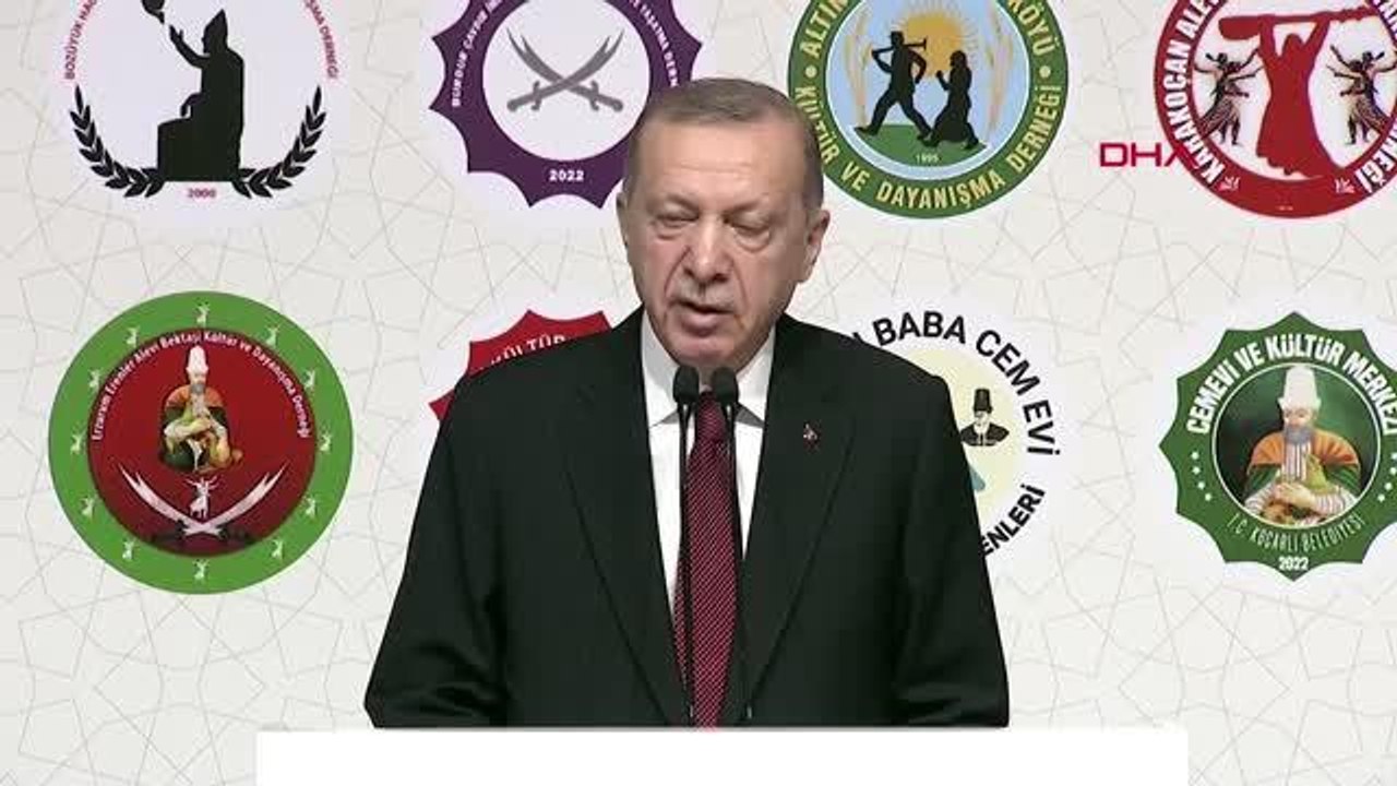 ERDOĞAN: ALEVİ-BEKTAŞİ KÜLTÜR VE CEMEVİ BAŞKANLIĞI KURUYORUZ