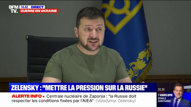 Volodymyr Zelensky: Il est évident que la Russie ne veut pas de vraies négociations