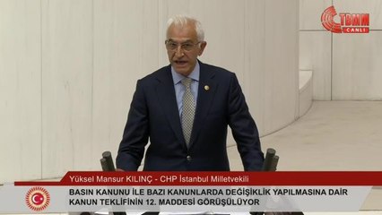 Yüksel Mansur Kılınç: Dezenformasyon Yasasından AKP ve MHP'yi Destekleyen Yerel Gazeteciler de Rahatsız
