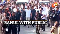 Rahul Gandhi’s Interaction With Public During Bharat Jodo Yatra In Mandya, Karnataka